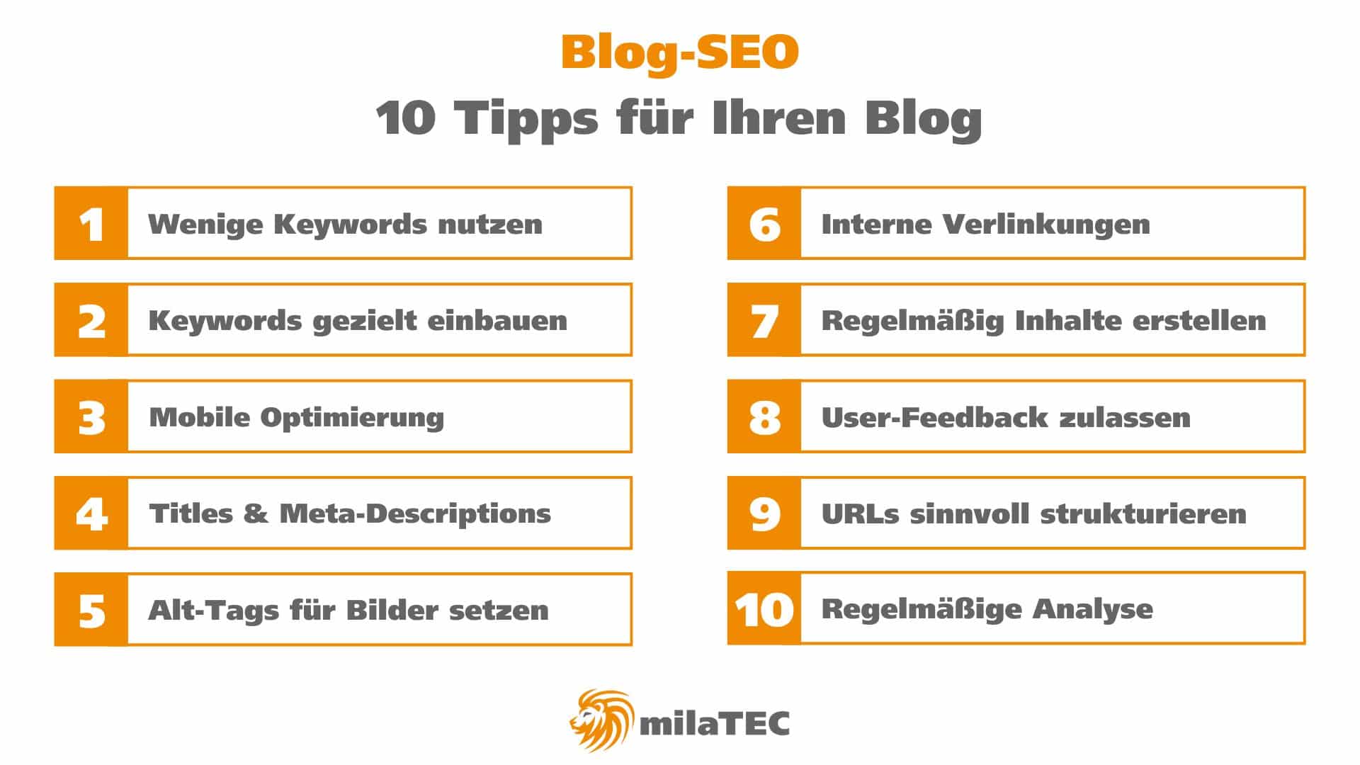 Blog-SEO Tipps